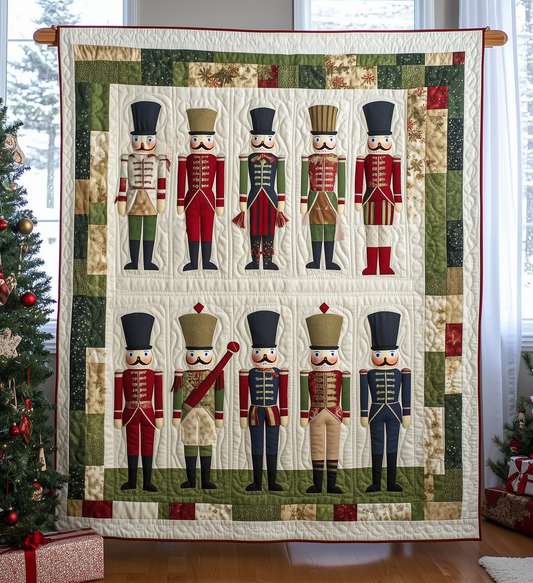 Christmas Nutcracker Quilted Blanket GFTOAB015