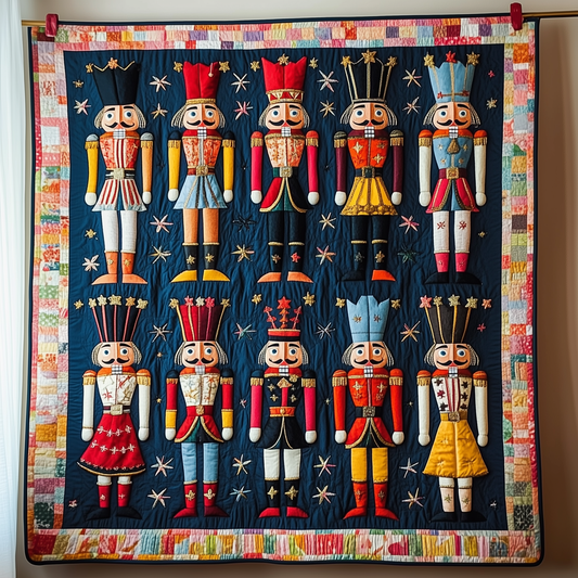 Christmas Nutcracker Quilted Blanket GFTOAB017