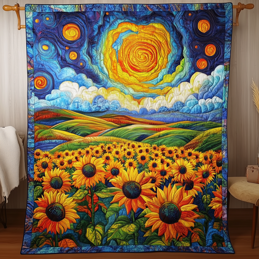 Sunflower Quilted Blanket GFTOAB063