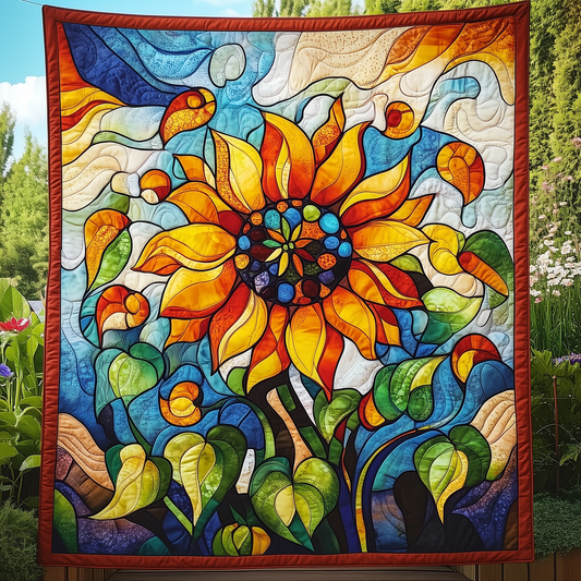 Sunflower Quilted Blanket GFTOAB064