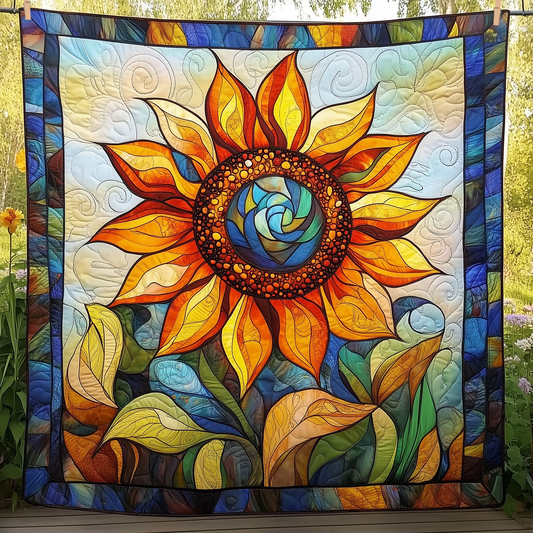 Sunflower Quilted Blanket GFTOAB065