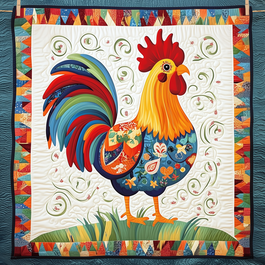 Chicken Quilted Blanket GFTOAB071