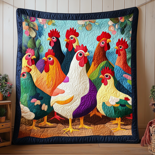 Chicken Quilted Blanket GFTOAB101