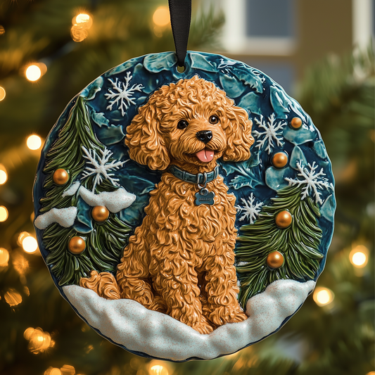 Poodle Mica Ornament GFTOAB1043