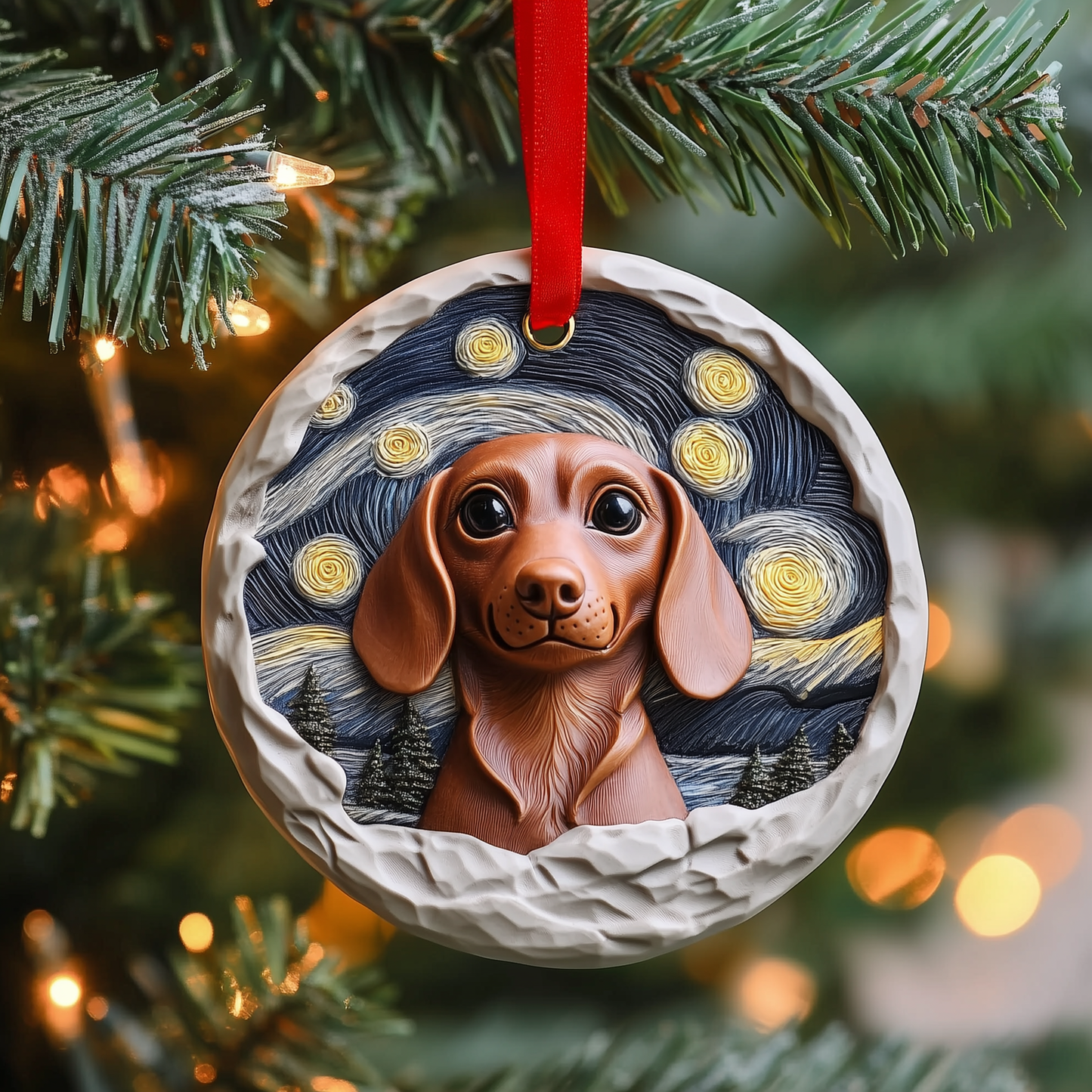 Dachshund Mica Ornament GFTOAB1050