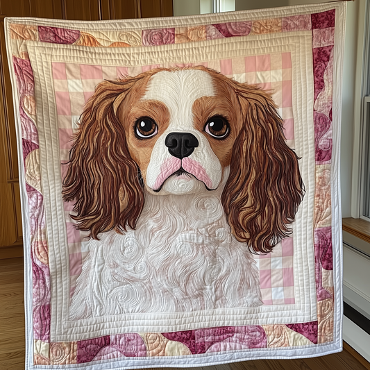 Cavalier King Charles Spaniel Quilted Blanket GFTOAB1091