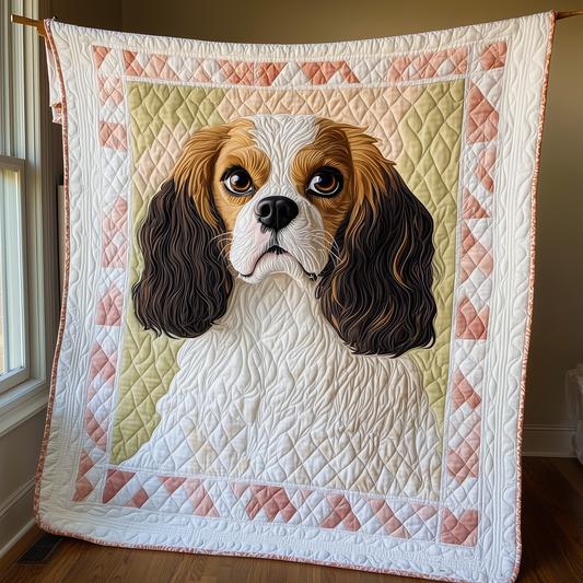 Cavalier King Charles Spaniel Quilted Blanket GFTOAB1092