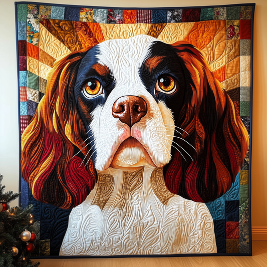 Cavalier King Charles Spaniel Quilted Blanket GFTOAB1094