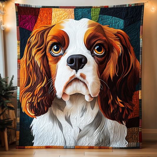 Cavalier King Charles Spaniel Quilted Blanket GFTOAB1096