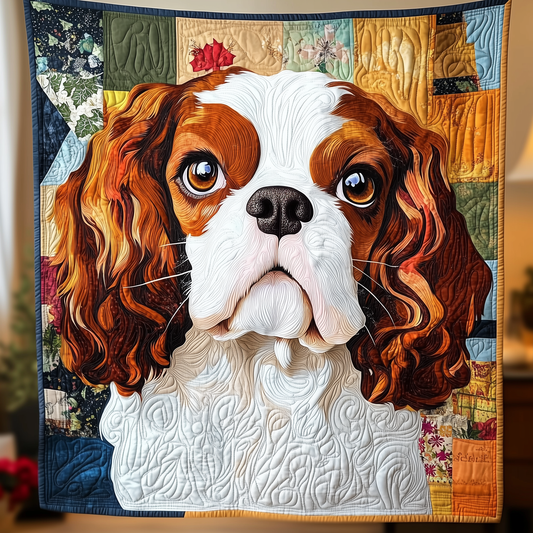 Cavalier King Charles Spaniel Quilted Blanket GFTOAB1097