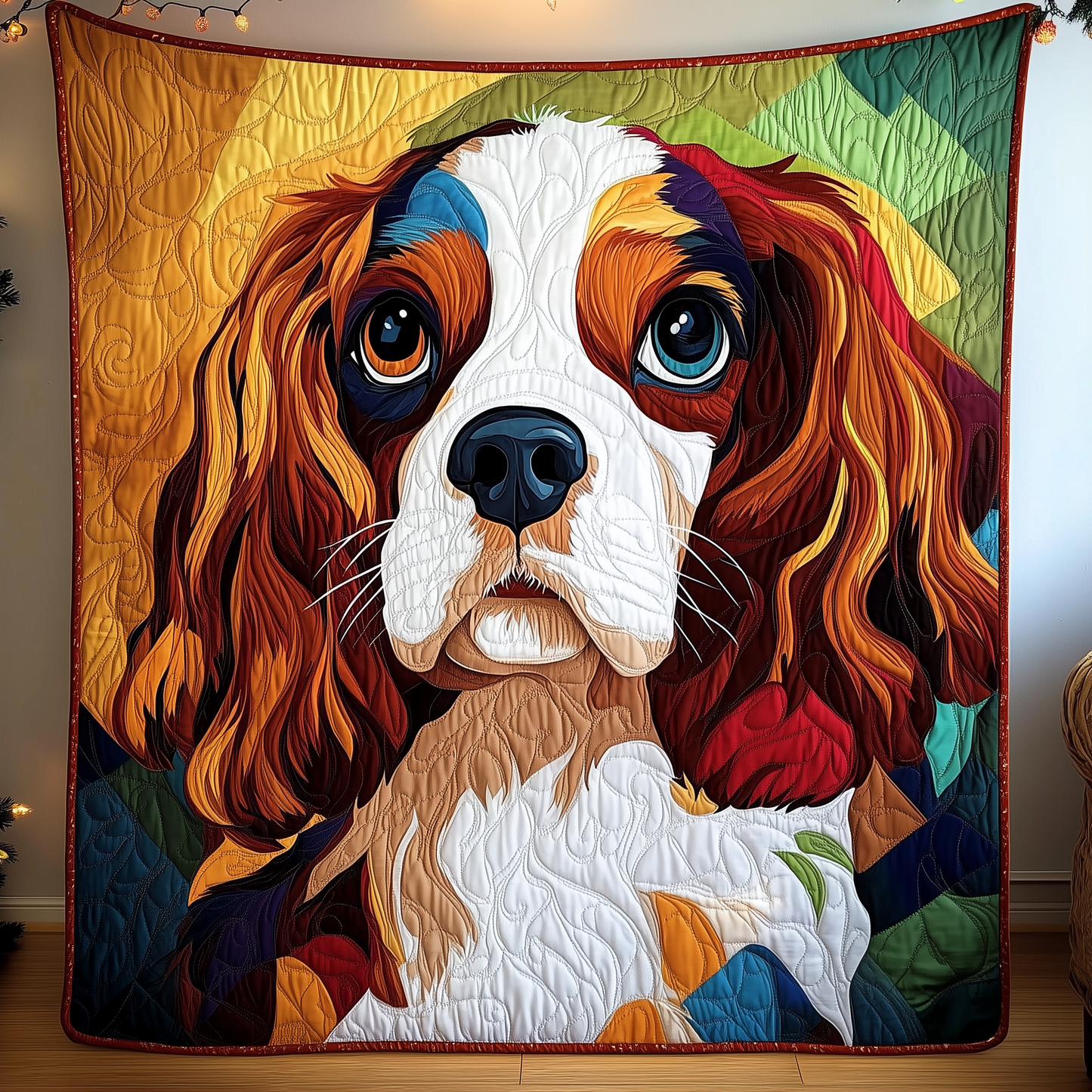 Cavalier King Charles Spaniel Quilted Blanket GFTOAB1098