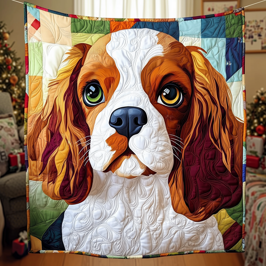 Cavalier King Charles Spaniel Quilted Blanket GFTOAB1099