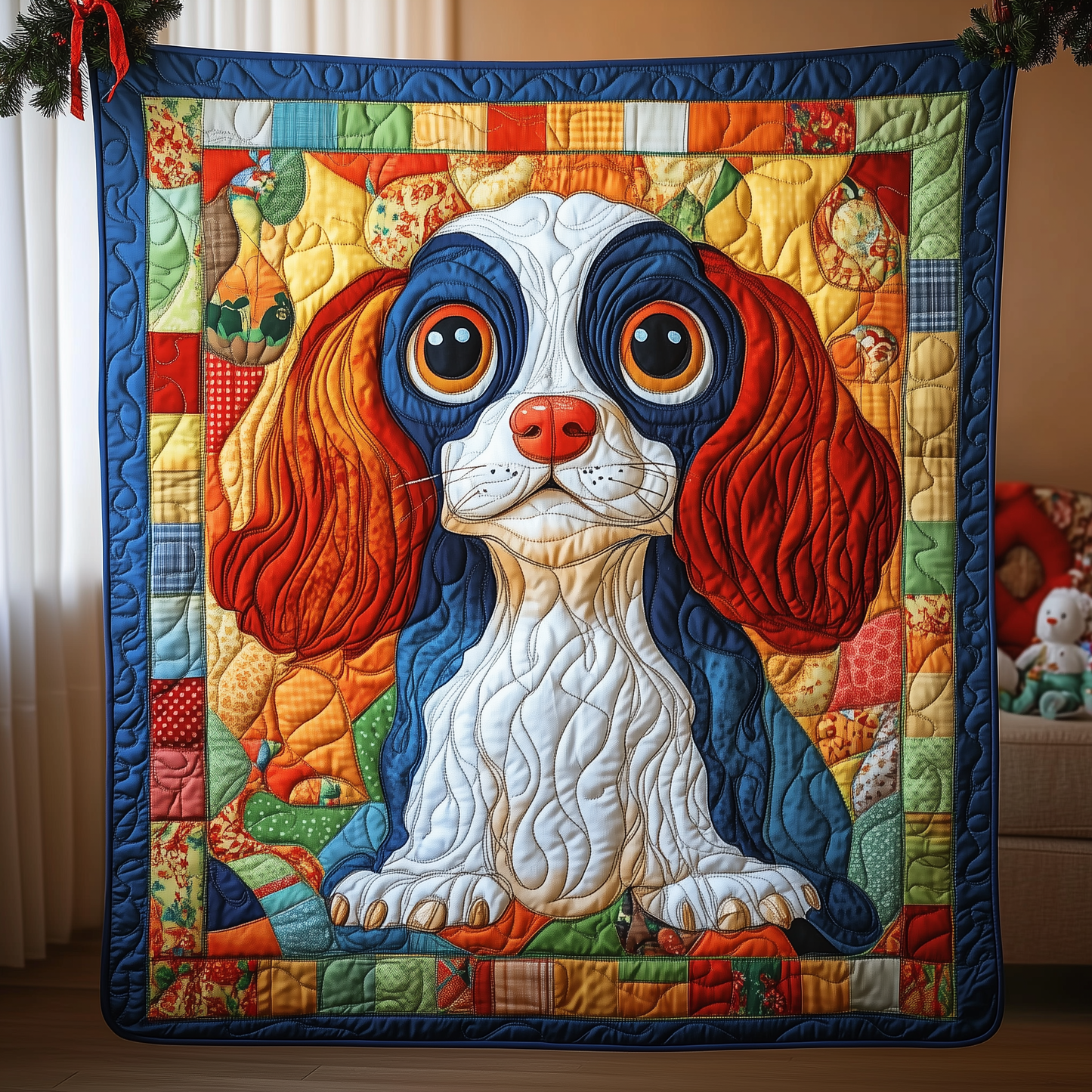 Cavalier King Charles Spaniel Quilted Blanket GFTOAB1100