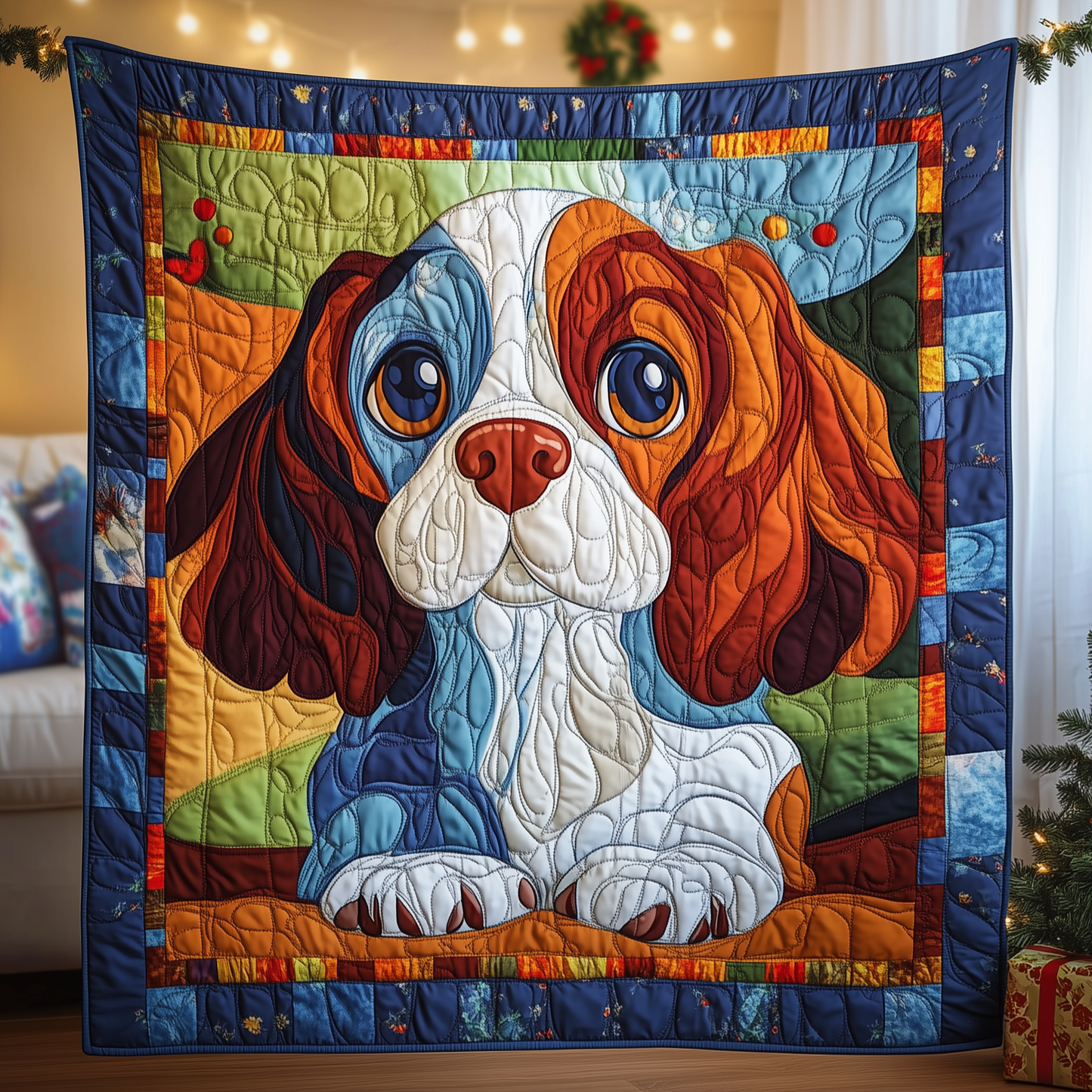 Cavalier King Charles Spaniel Quilted Blanket GFTOAB1101