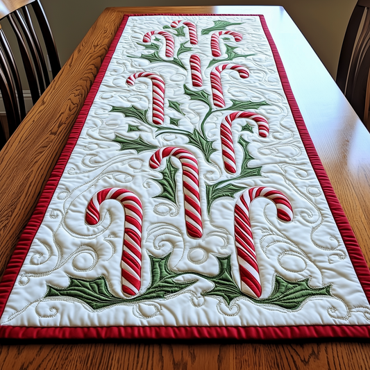 Candy Canes Quilted Table Runner GFTOAB1158