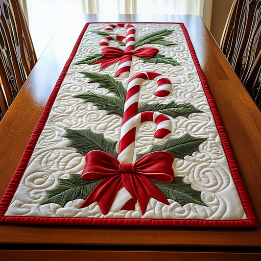 Candy Canes Quilted Table Runner GFTOAB1162