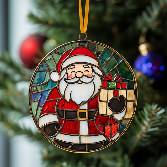 Christmas Santa Mica Ornament GFTOAB1176