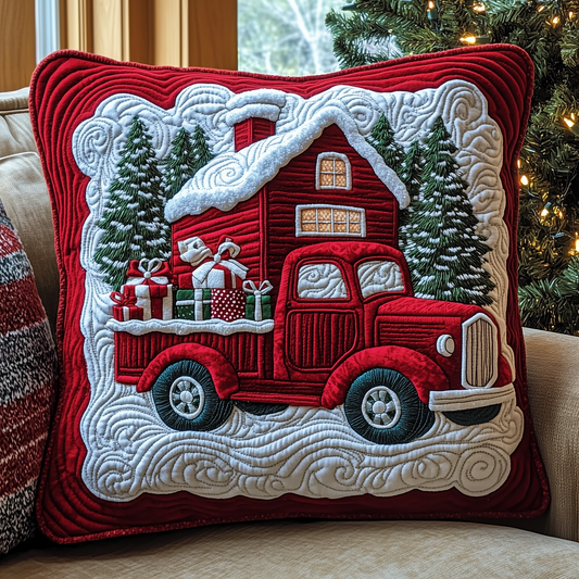 Snow Cabin Quilted Pillow Case GFTOAB1209