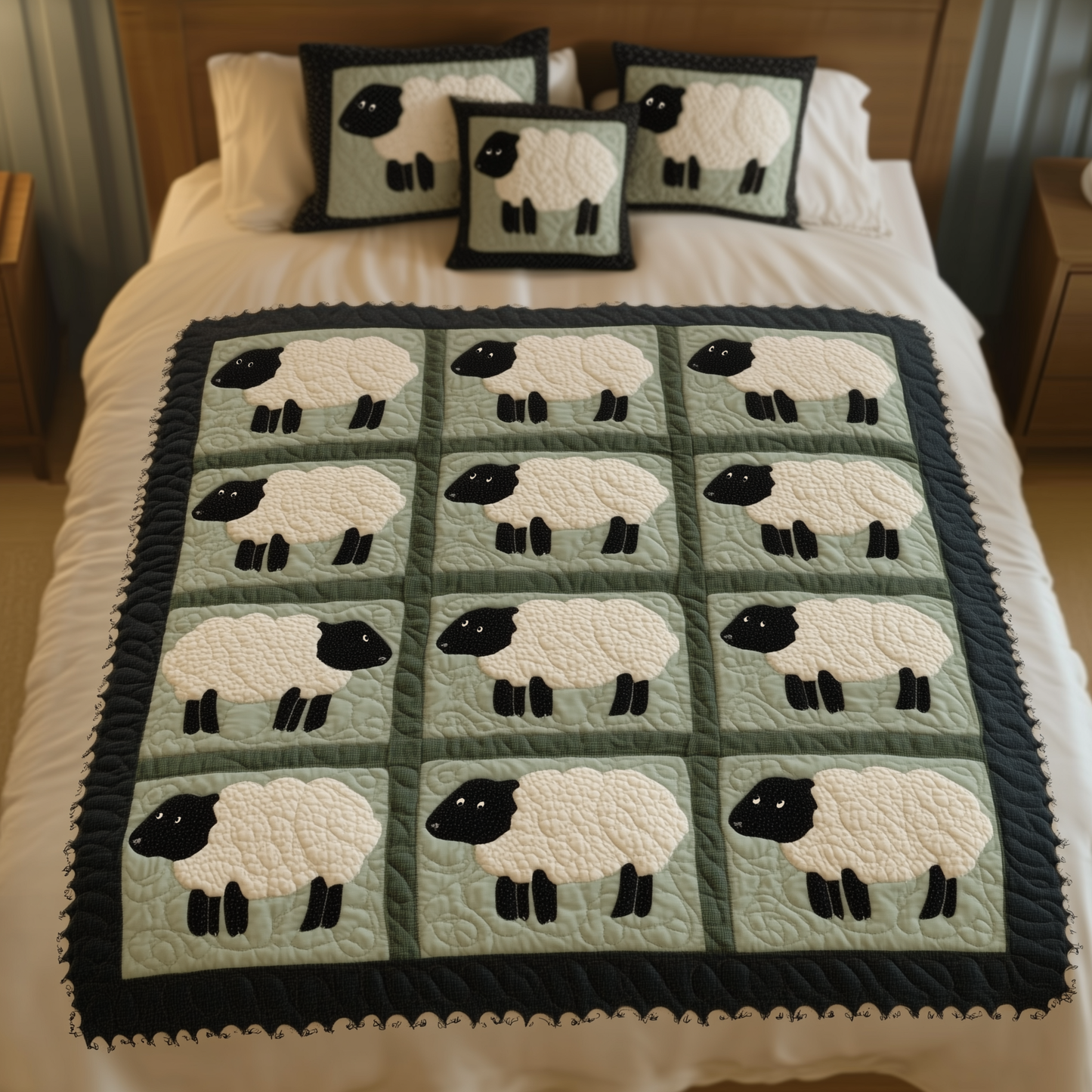 Sheep Quilted Blanket GFTOAB124