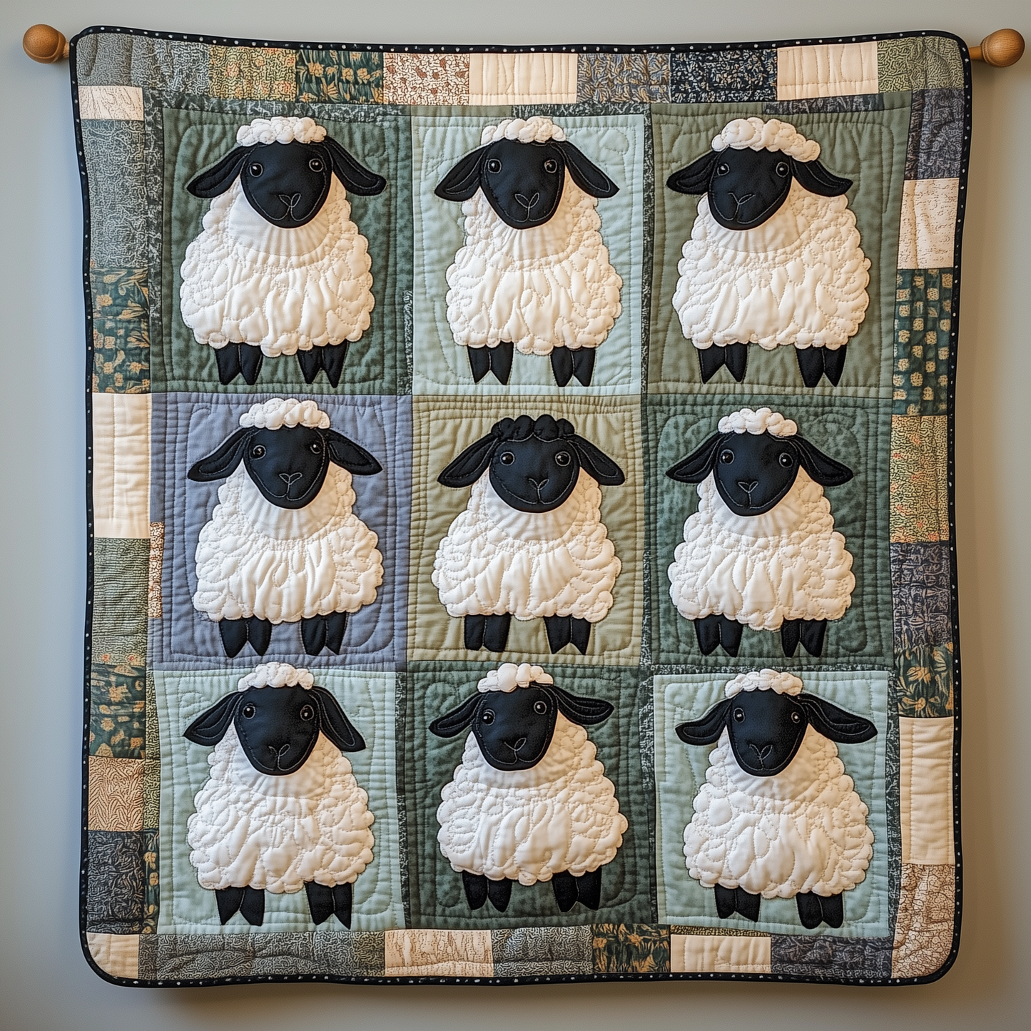 Sheep Quilted Blanket GFTOAB125