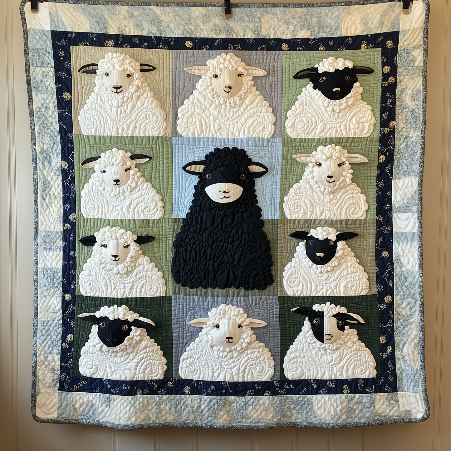 Sheep Quilted Blanket GFTOAB126