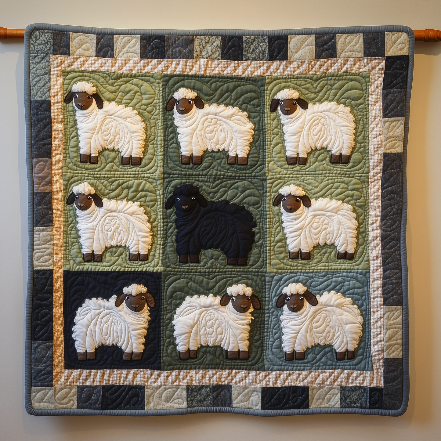 Sheep Quilted Blanket GFTOAB128