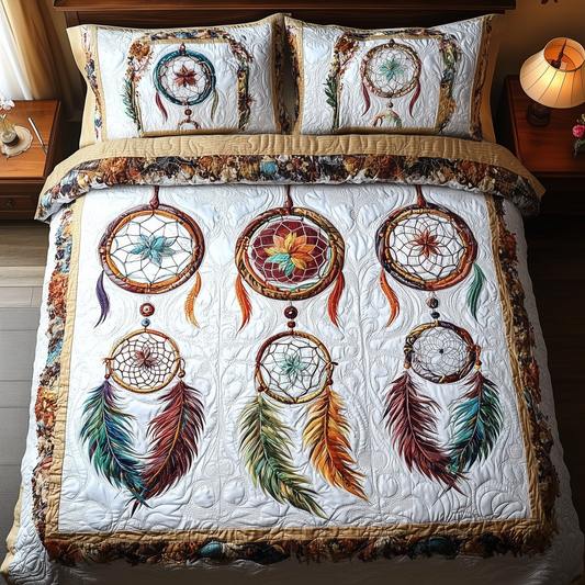 Southwest Dreamcatchers 3-Piece Quilted Bedding Set GFTOAB1471