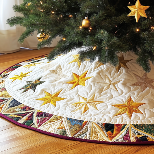 Christmas Star Quilted Tree Skirt GFTOAB1482