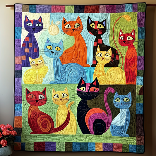 Cat Quilted Blanket GFTOAB155