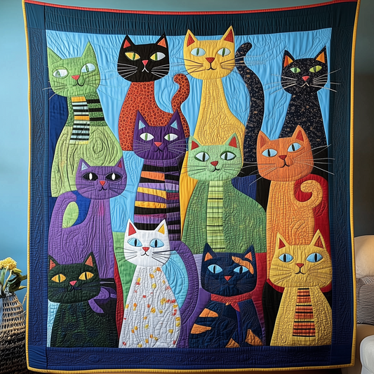 Cat Quilted Blanket GFTOAB156