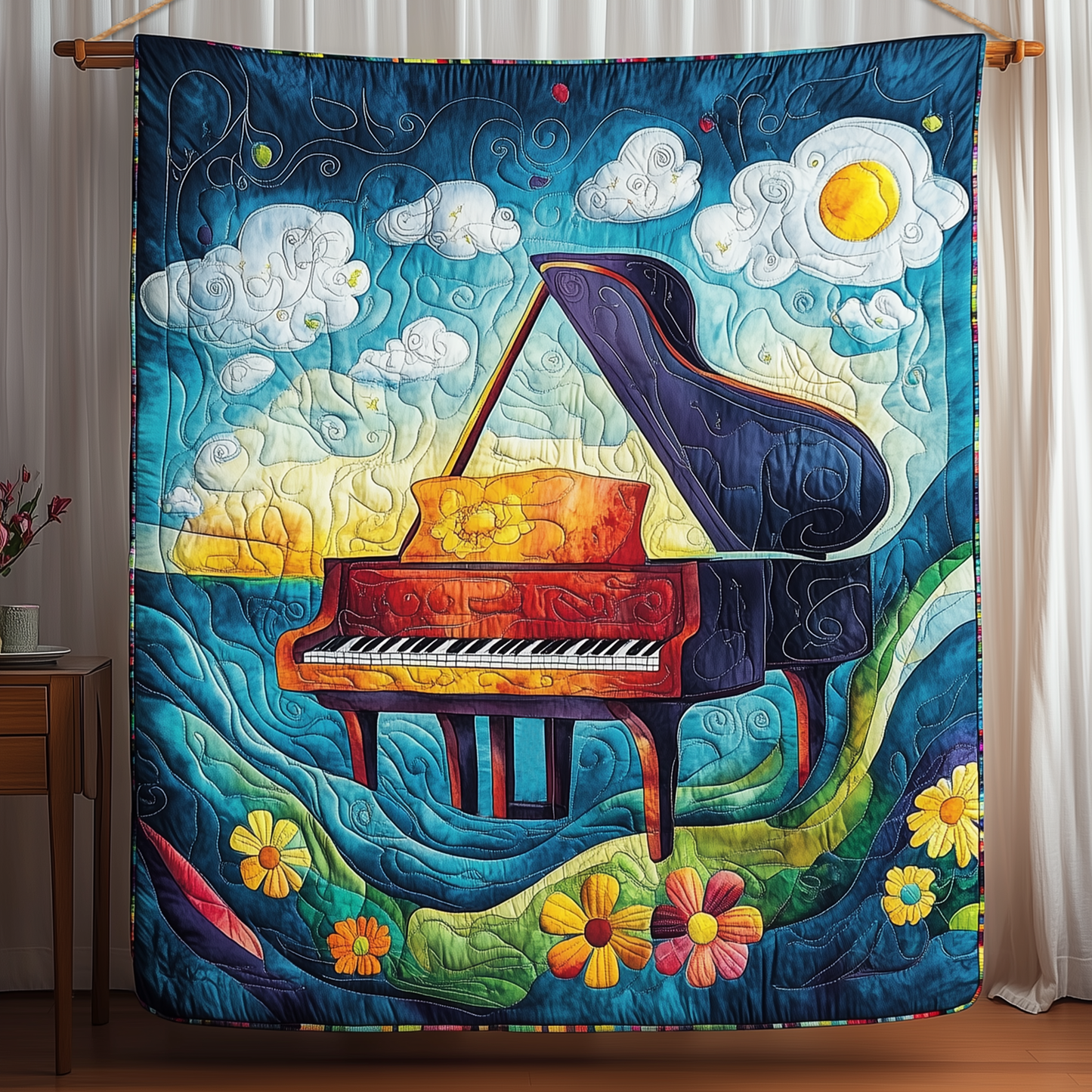 Piano Quilted Blanket GFTOAB166