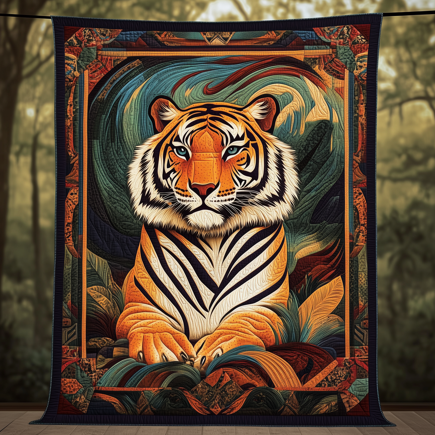 Wild Tiger Quilted Blanket GFTOAB205