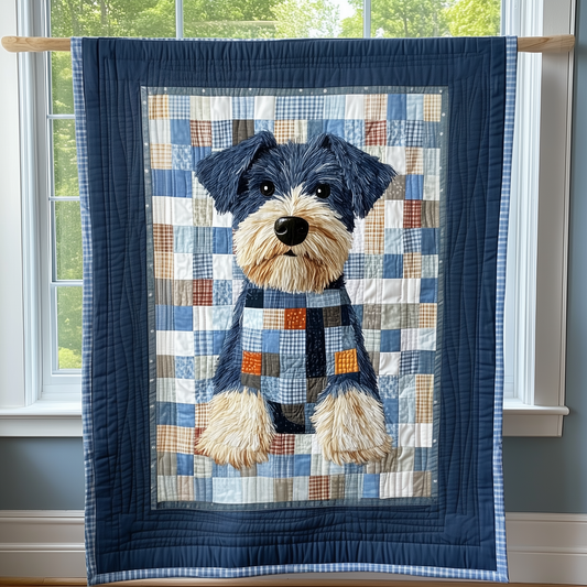 Schnauzer Quilted Blanket GFTOAB283