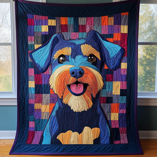 Schnauzer Quilted Blanket GFTOAB285