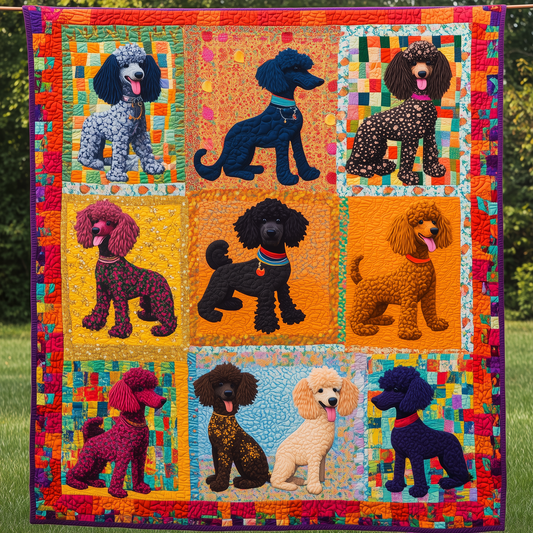 Poodle Quilted Blanket GFTOAB313