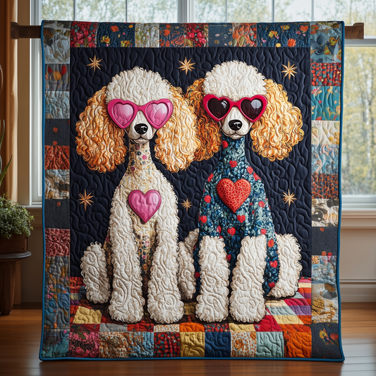 Poodle Quilted Blanket GFTOAB322