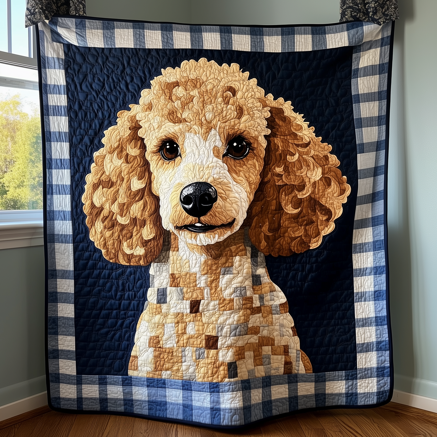 Poodle Quilted Blanket GFTOAB327