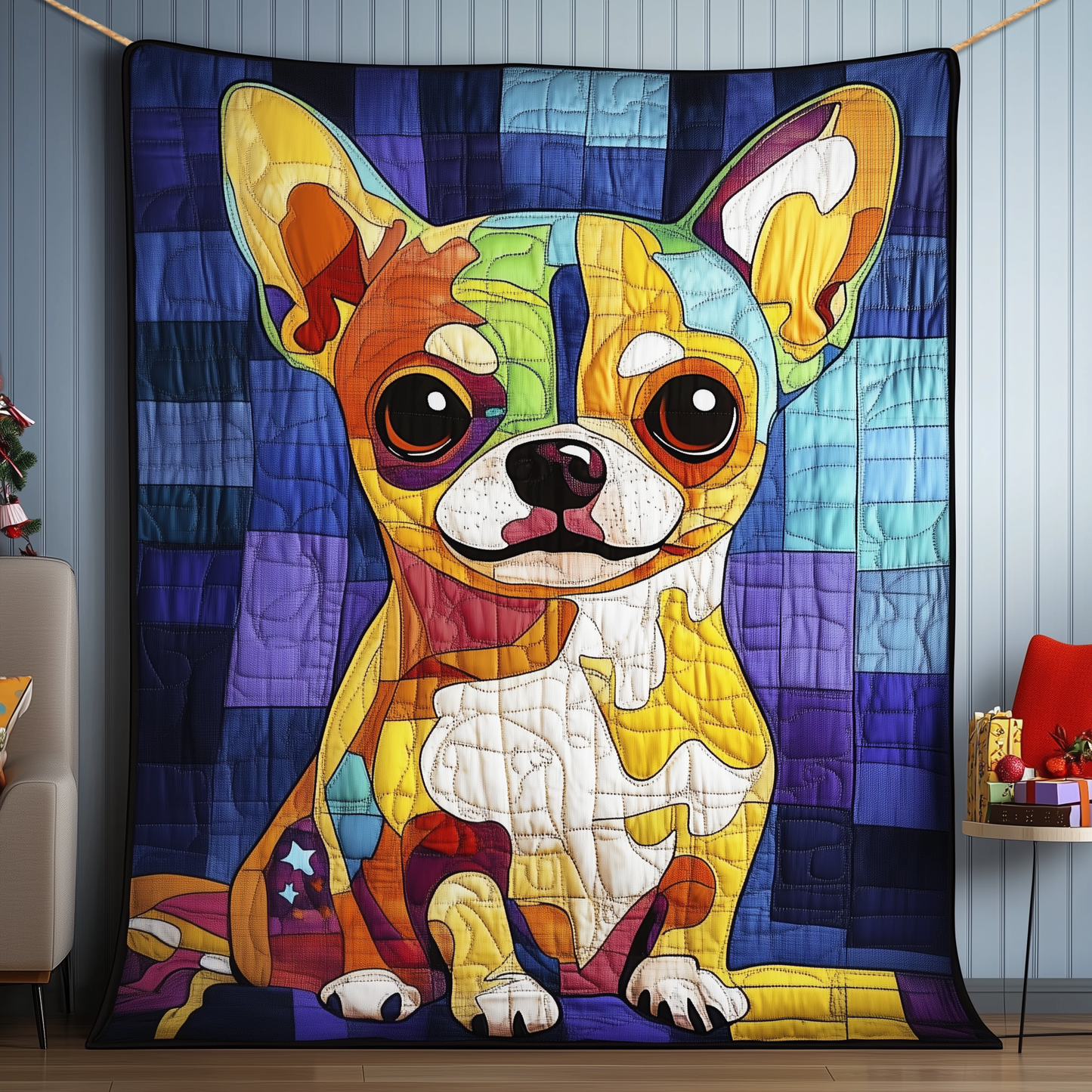 Chihuahua Quilted Blanket GFTOAB350