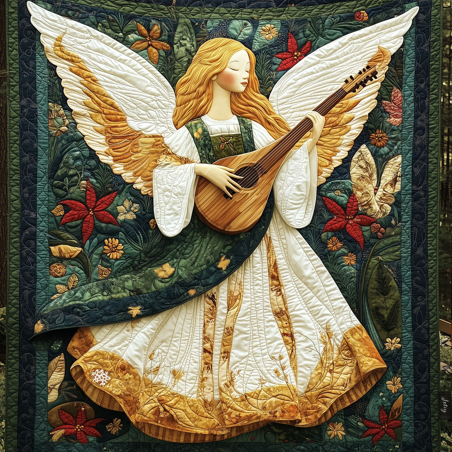 Christmas Angel Quilted Blanket GFTOAB601