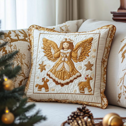 Christmas Angel Cookies Quilted Pillow Case GFTOAB676