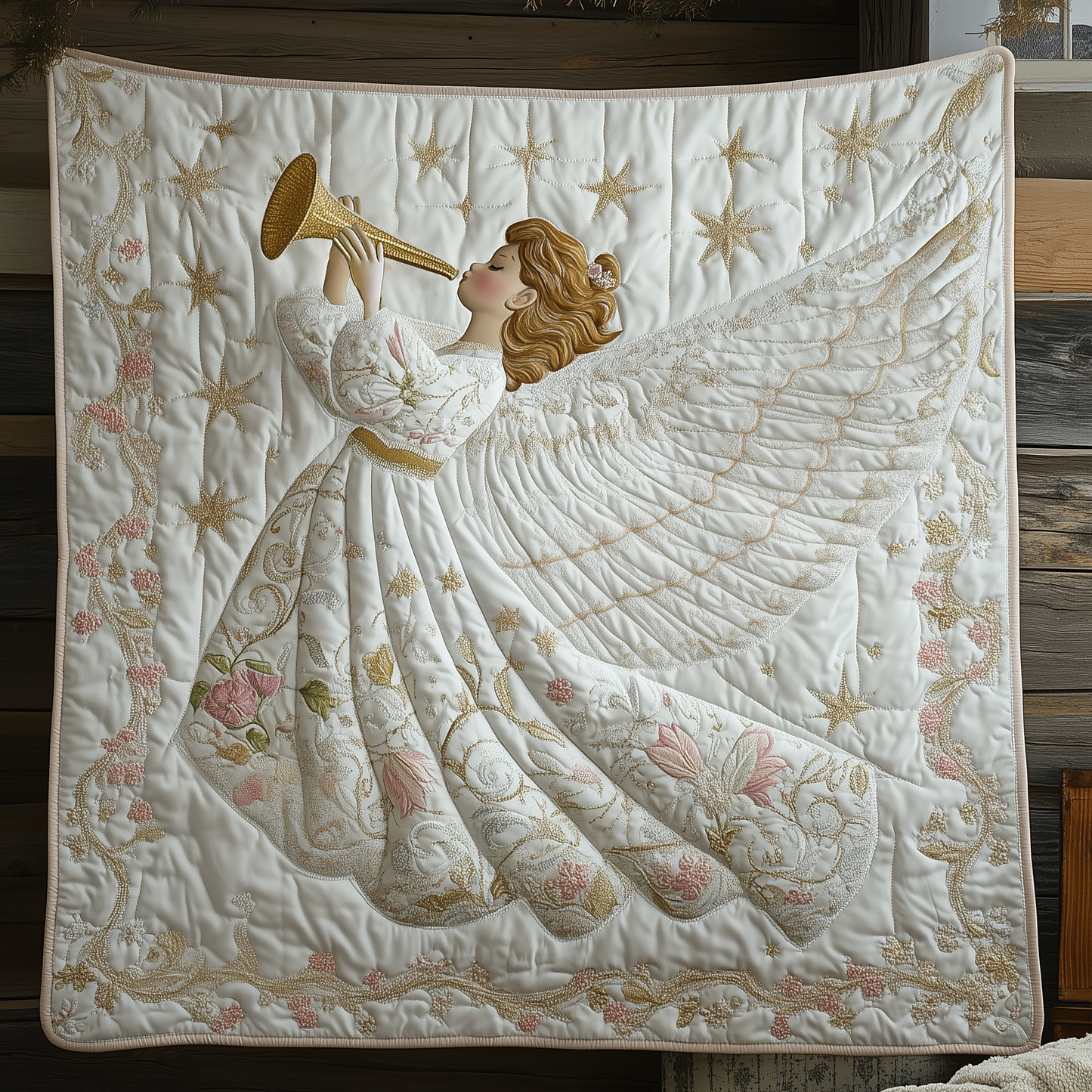 Christmas Angel Quilted Blanket GFTOAB873