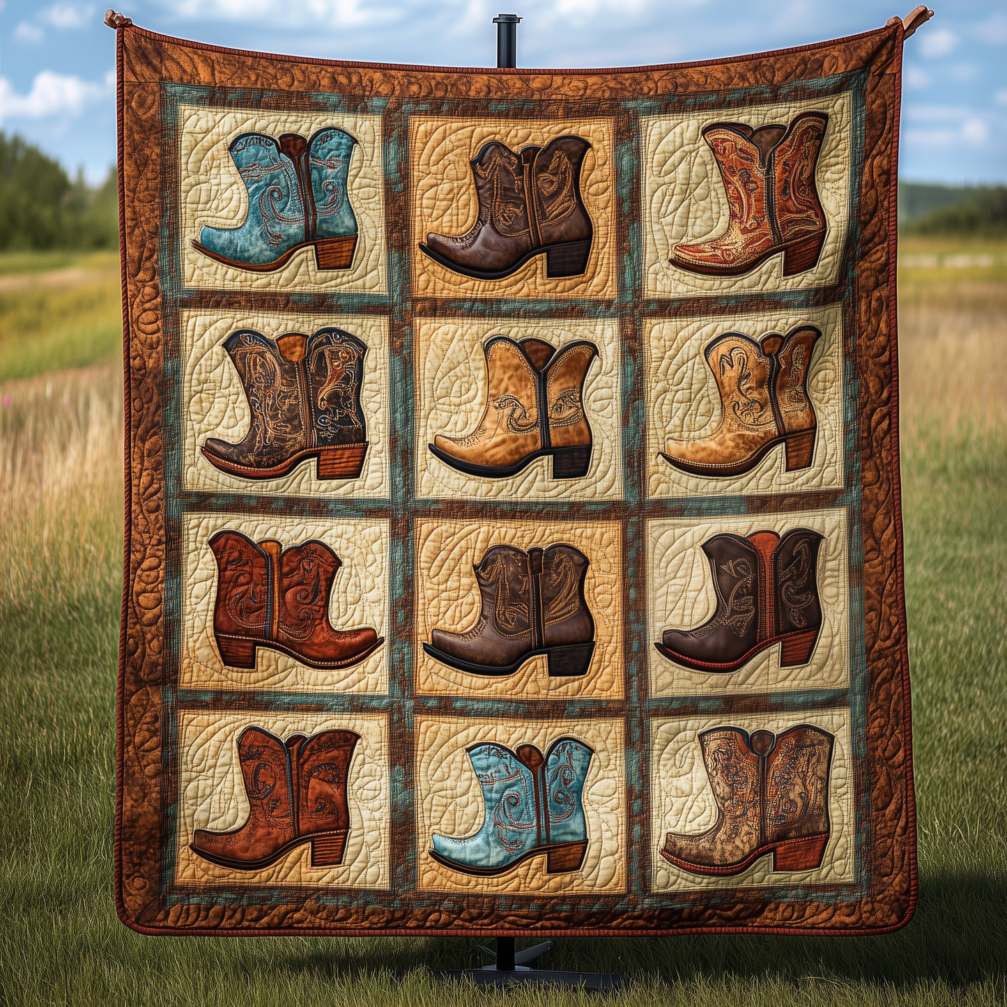 Western Essentials Quilted Blanket GFTOHD046