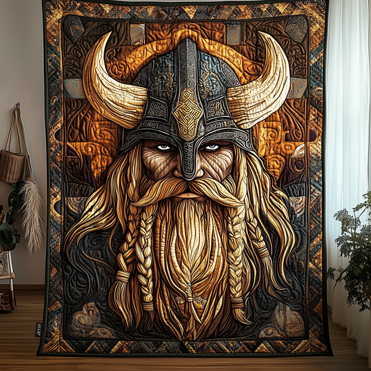 Viking Warrior Quilted Blanket GFTOHD1089