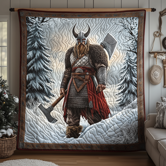 Viking Warrior Quilted Blanket GFTOHD1092