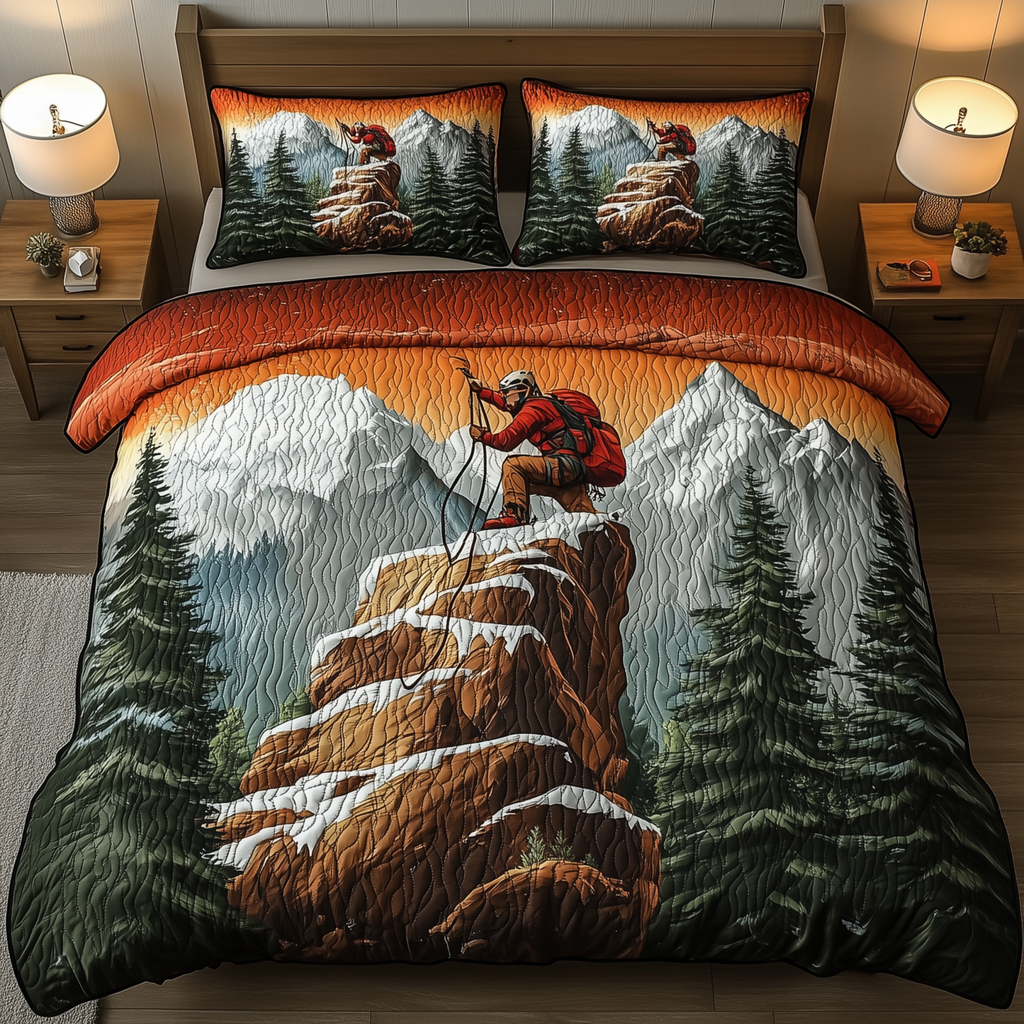 The Call of Adventure 3-Piece Quilted Bedding Set GFTOHD1229