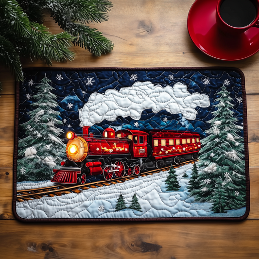 Twilight Snow Express Quilted Placemat GFTOHD142