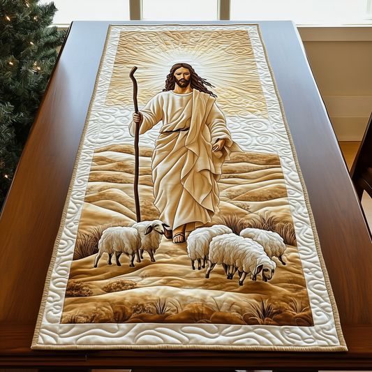 The Holy Shepherd Quilted Table Runner GFTOHD187