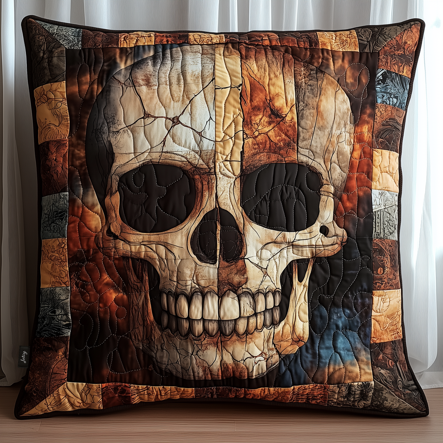 Mystique Solo Skull Quilted Pillow Case GFTOHD796