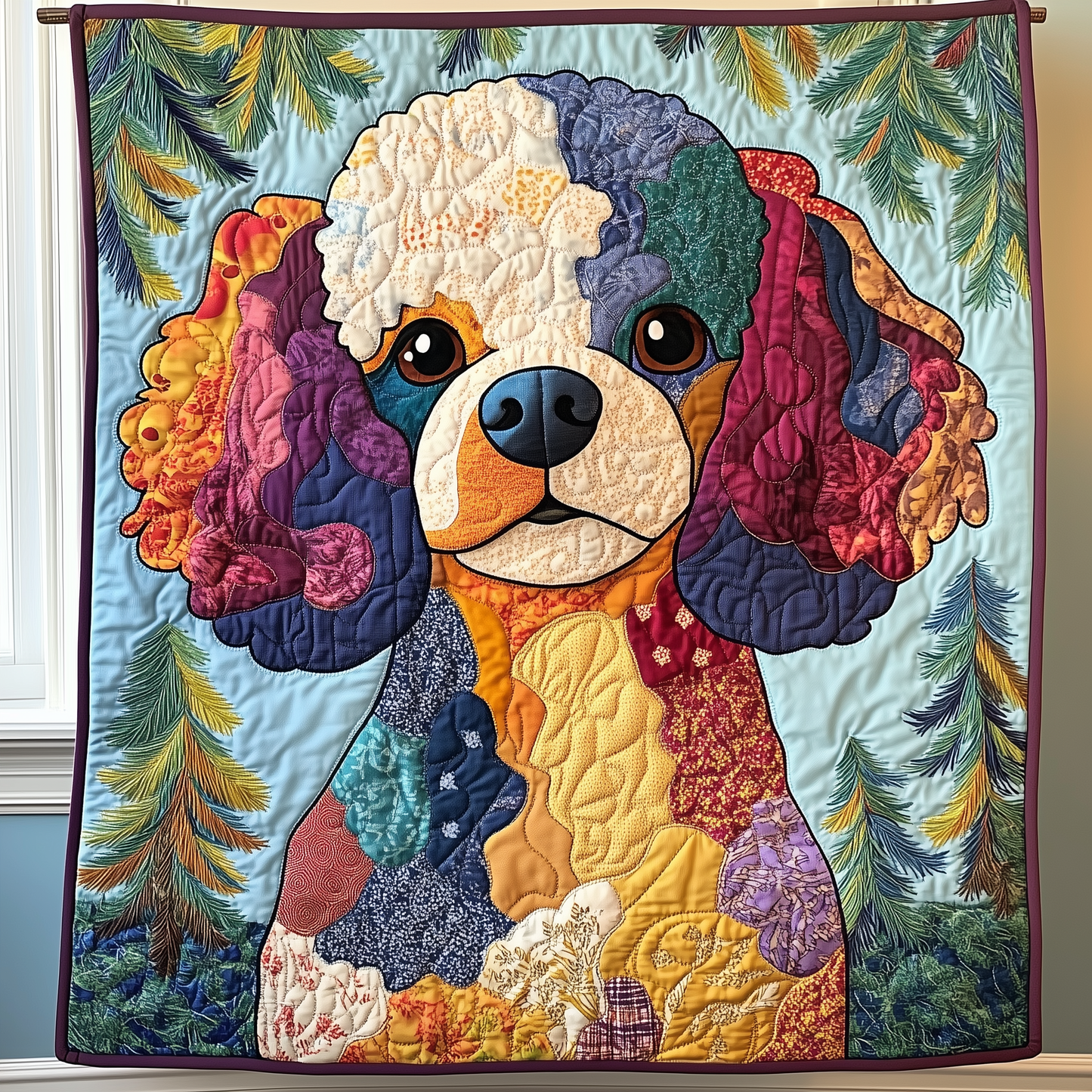 Poodle Quilted Blanket GFTOMH006