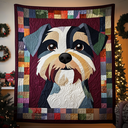 Schnauzer Quilted Blanket GFTONL1043